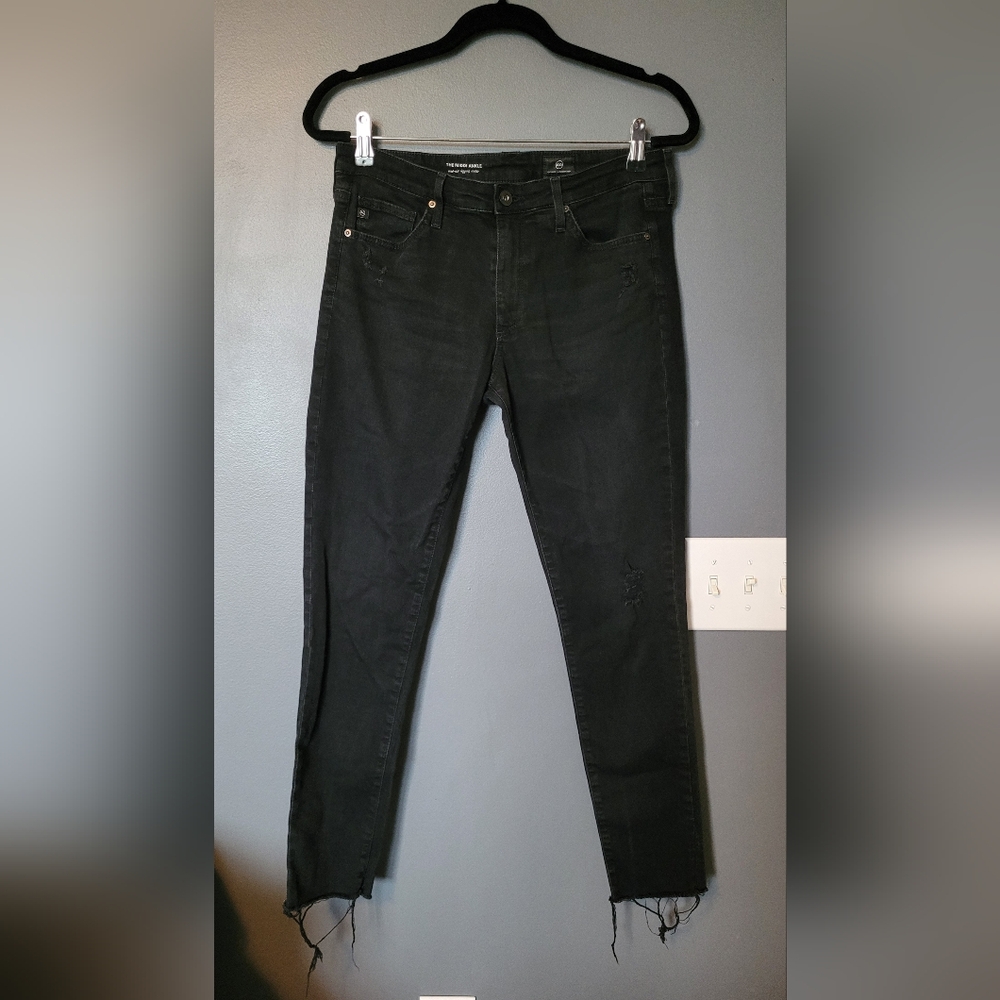 Adriano Goldschmied Black Ankle Jeggings